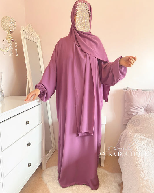 Abaya de prière Hijab intégré