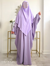 Abaya à pressions aux manches