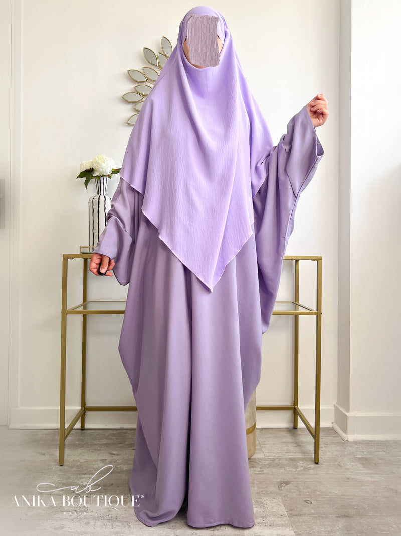 Abaya à pressions aux manches