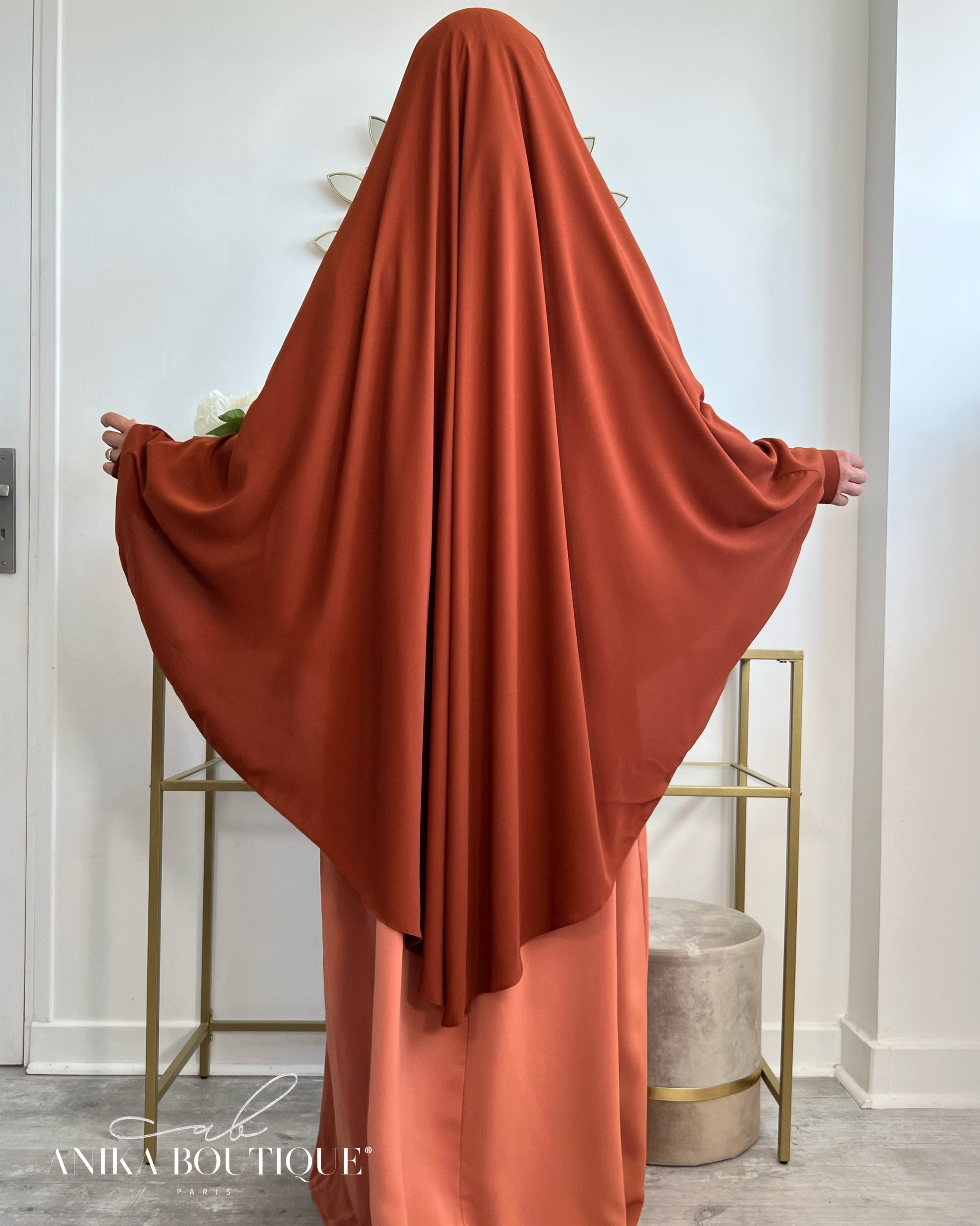 Khimar à manchettes made in Turquie – Modestie Assurée