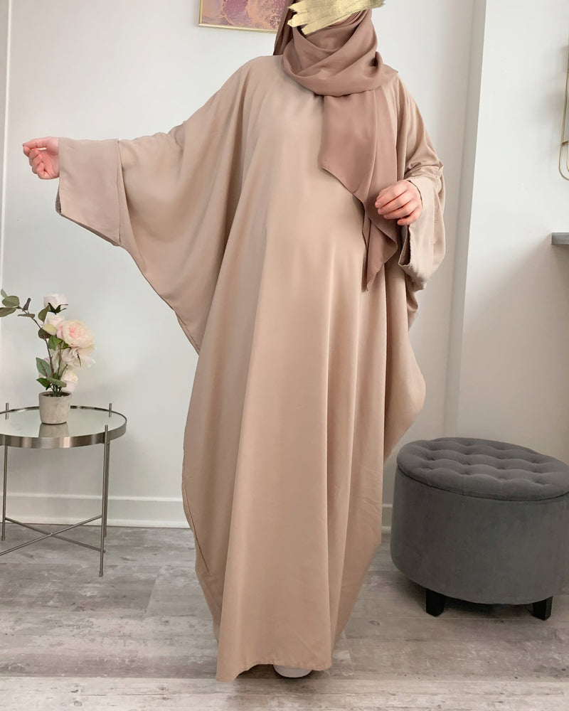 Abaya à pressions aux manches