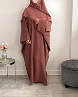 Abaya à pressions aux manches