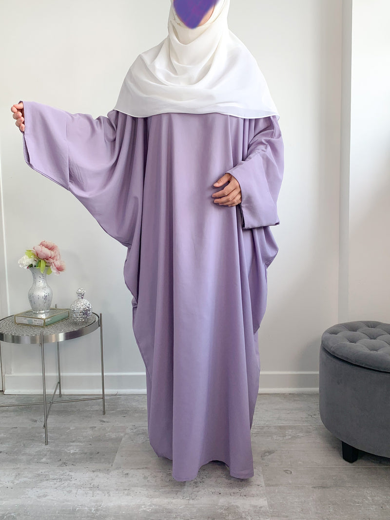 Abaya à pressions aux manches