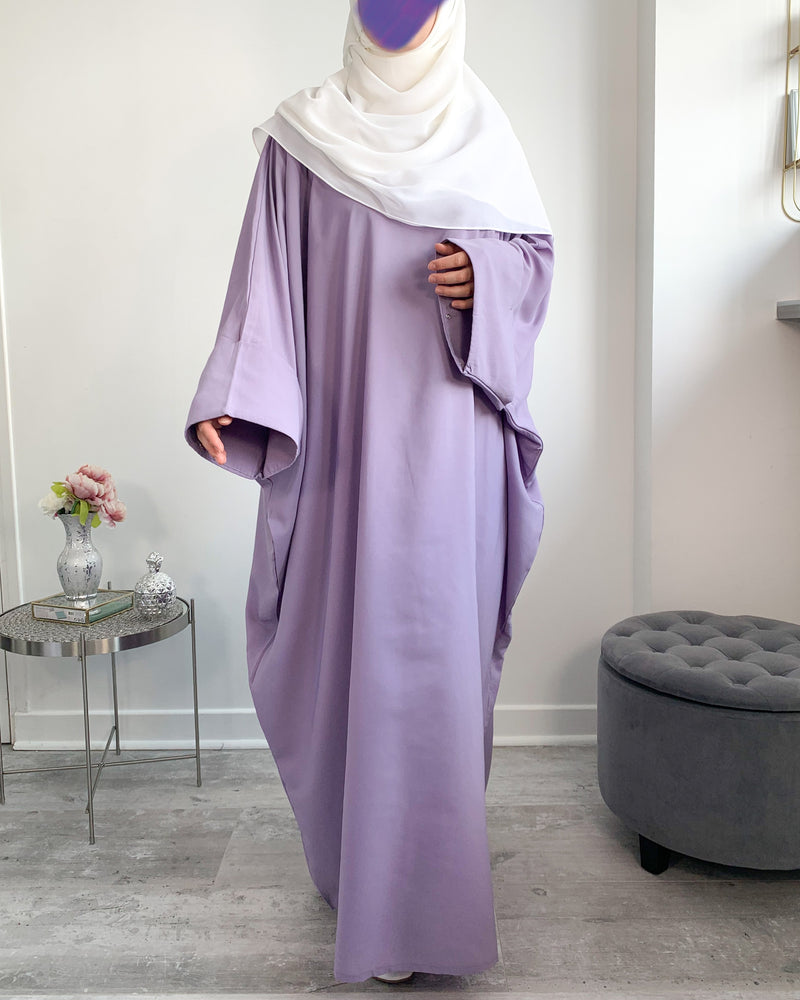Abaya à pressions aux manches