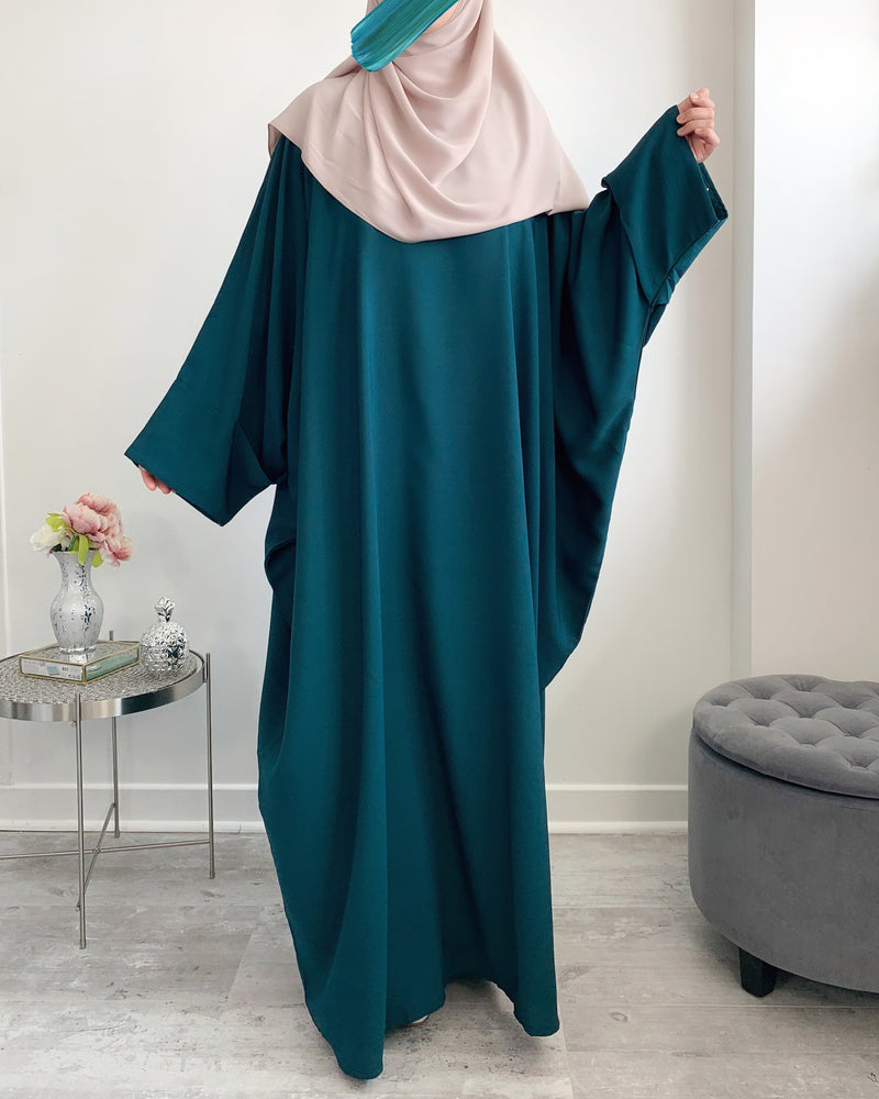 Abaya à pressions aux manches