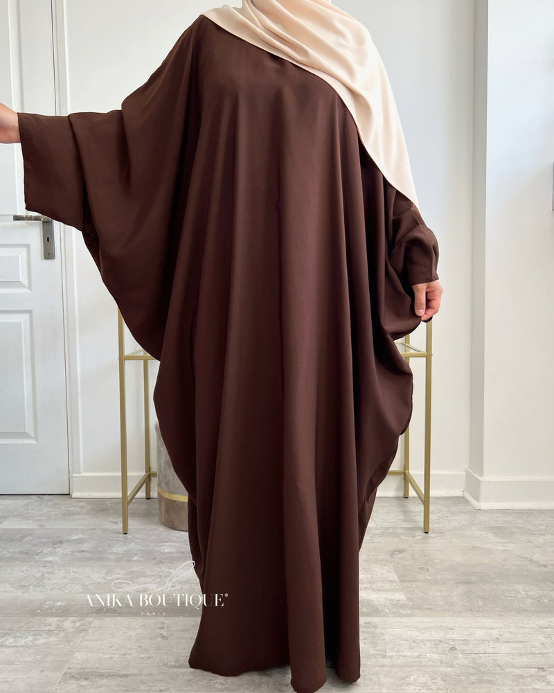 Abaya à pressions aux manches