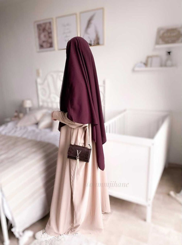 Abaya  ample à clips
