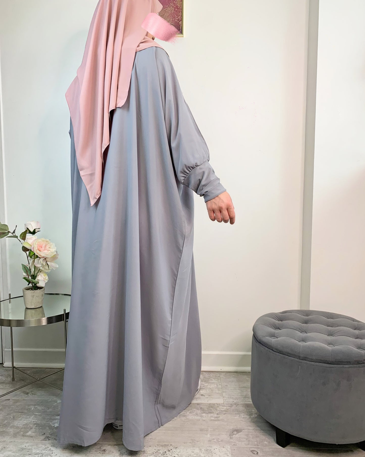 Abaya  ample à clips