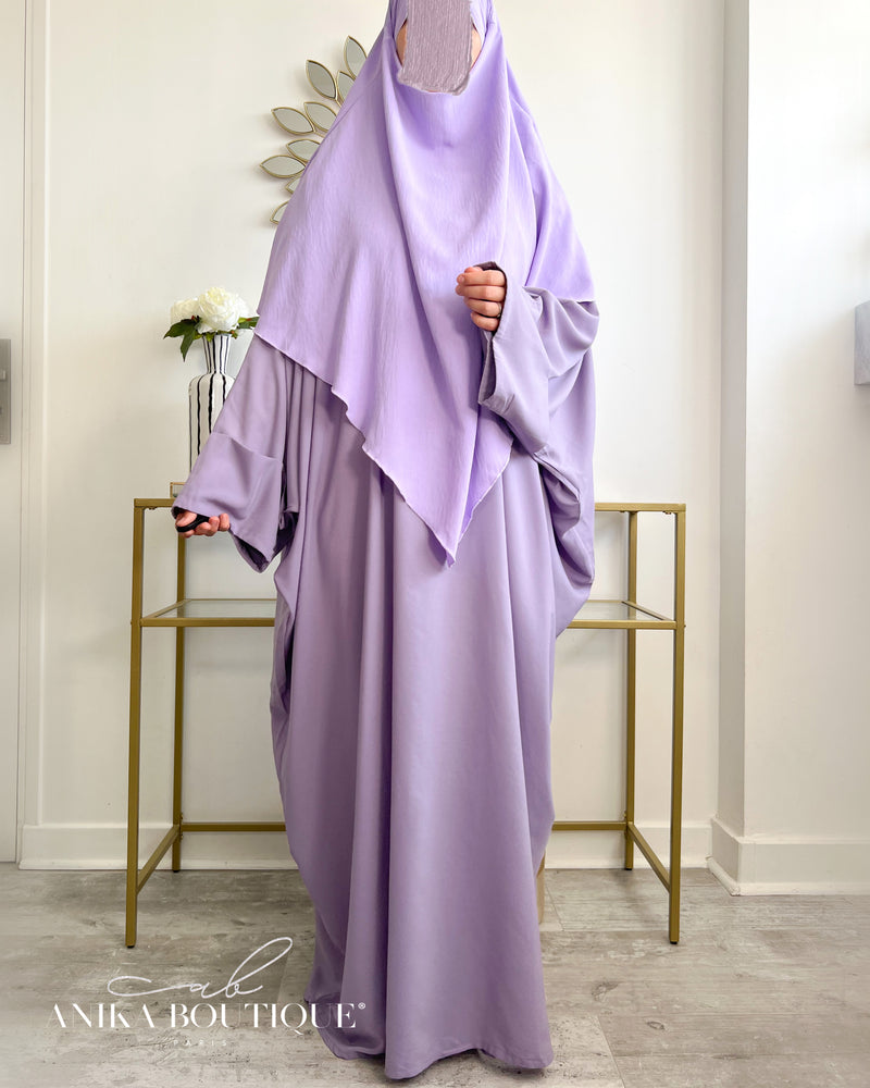 Abaya à pressions aux manches