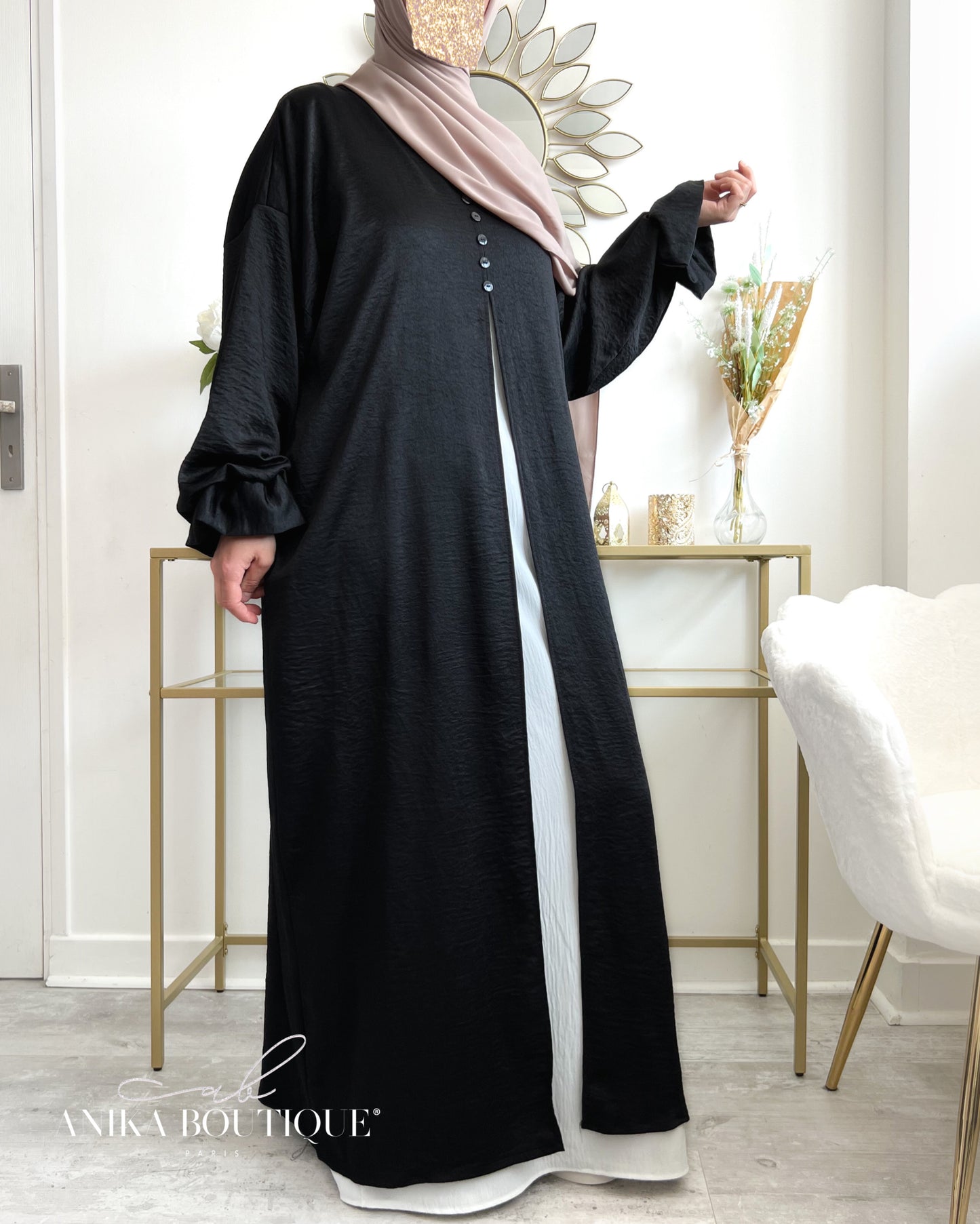 Abaya Amalia avec sous robe