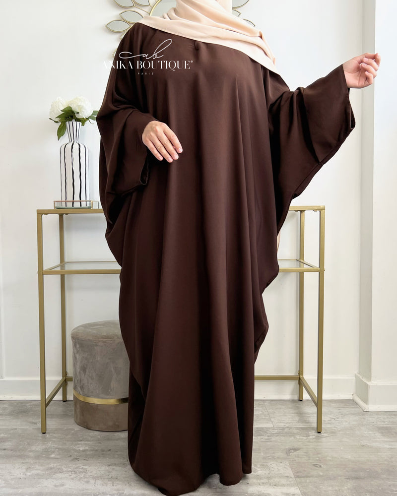 Abaya à pressions aux manches