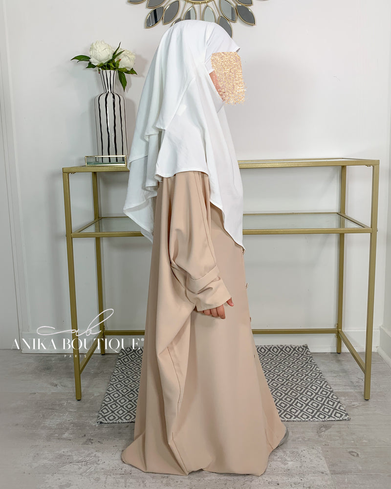 Khimar jazz 2 voiles petite fille