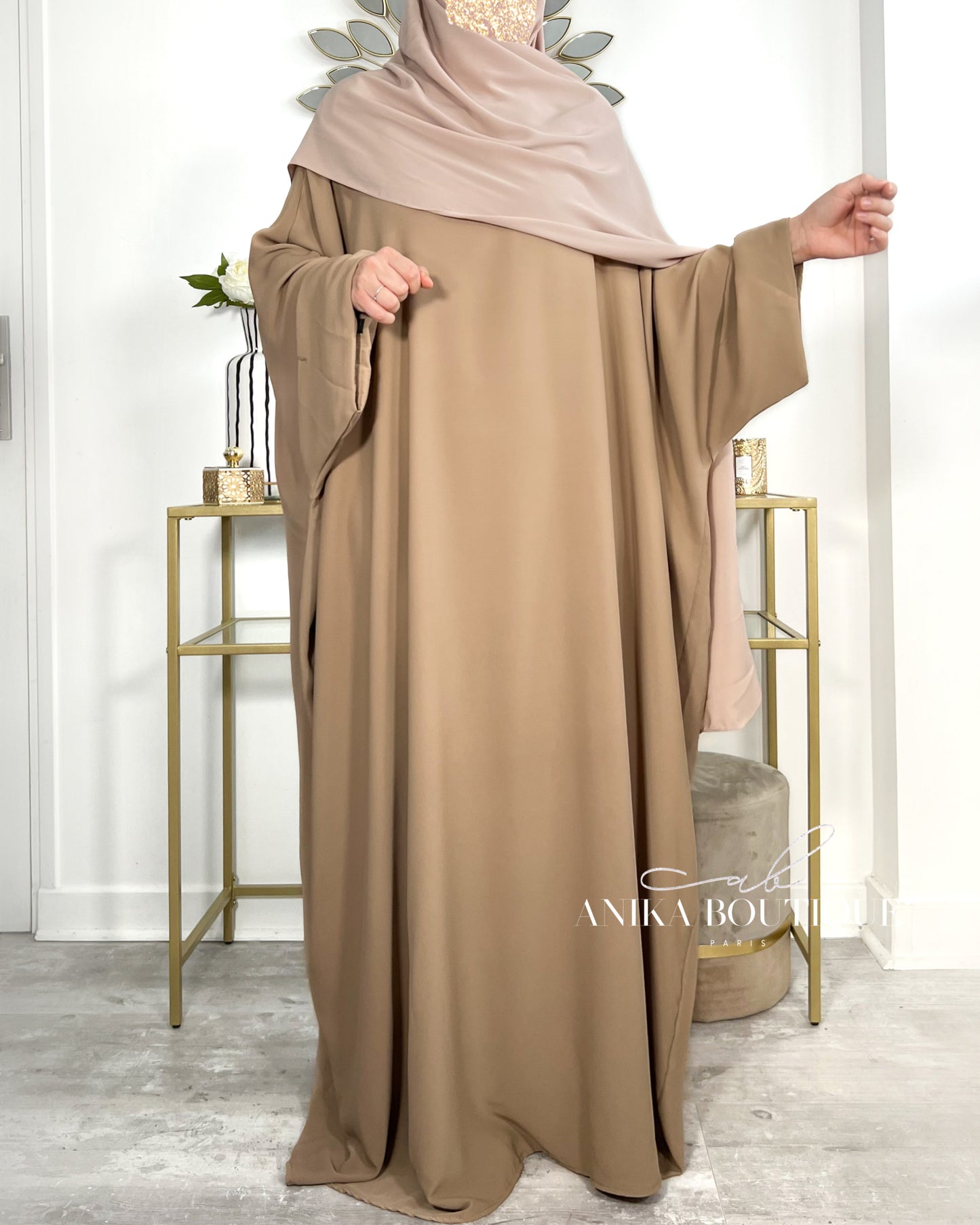 Abaya Tasnim en soie de medine