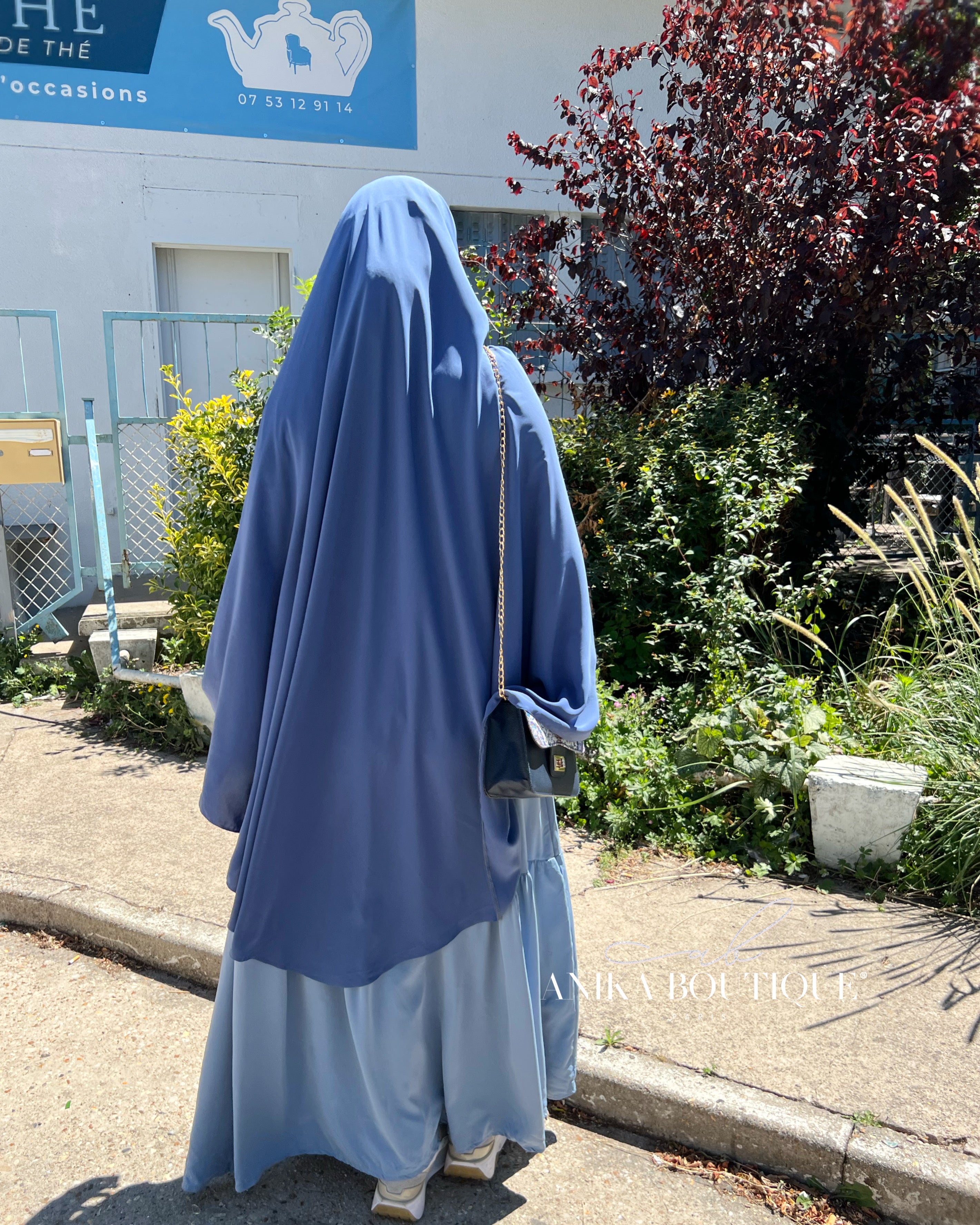Khimar à manchettes made in Turquie – Modestie Assurée