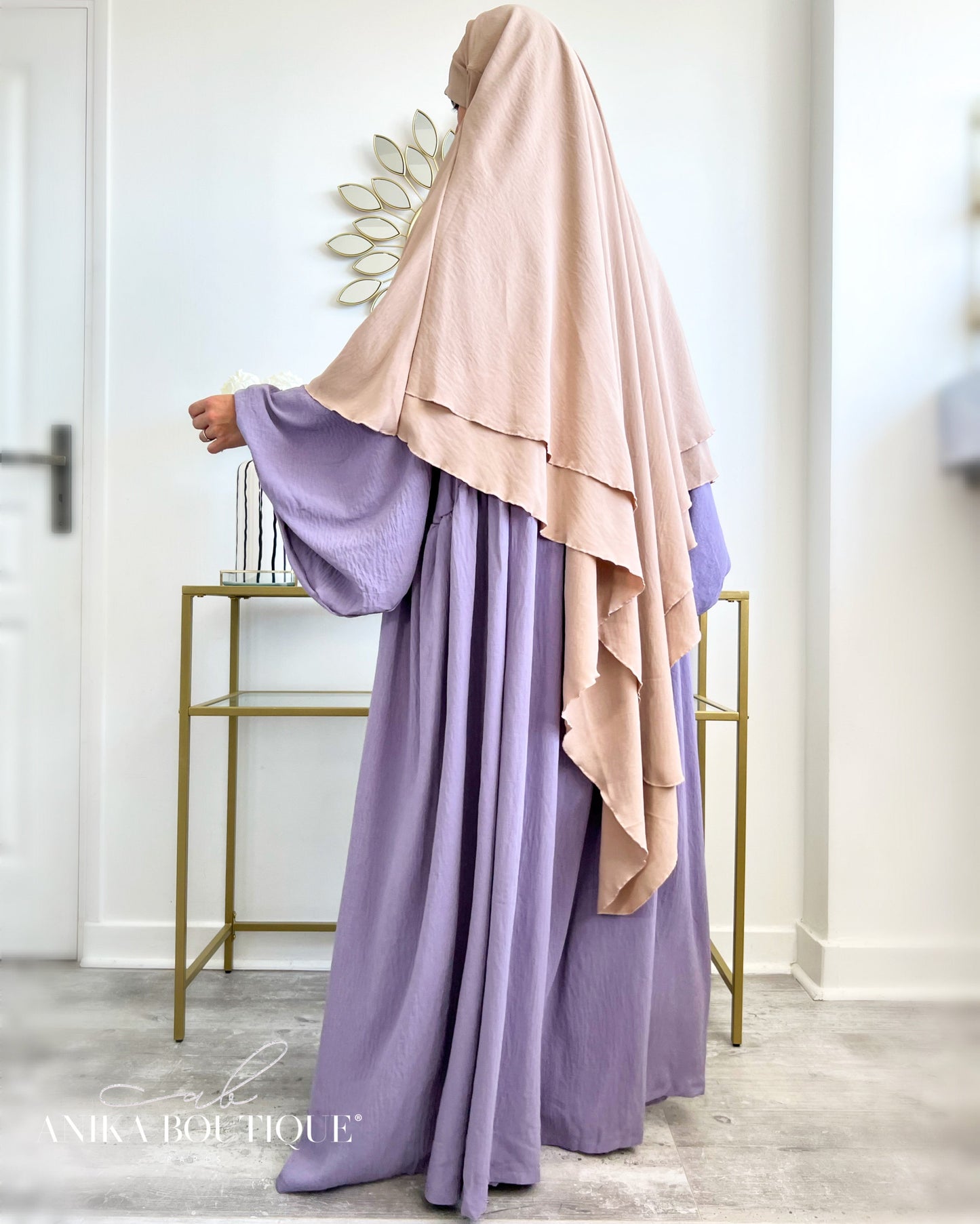 Abaya NOURA TALL pour femmes d'1m75/ 1m80