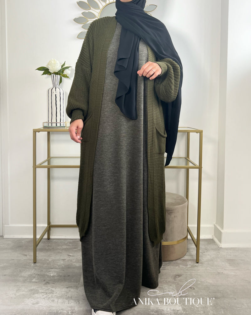 Long Gilet en Maille – Confort et Élégance au Quotidien