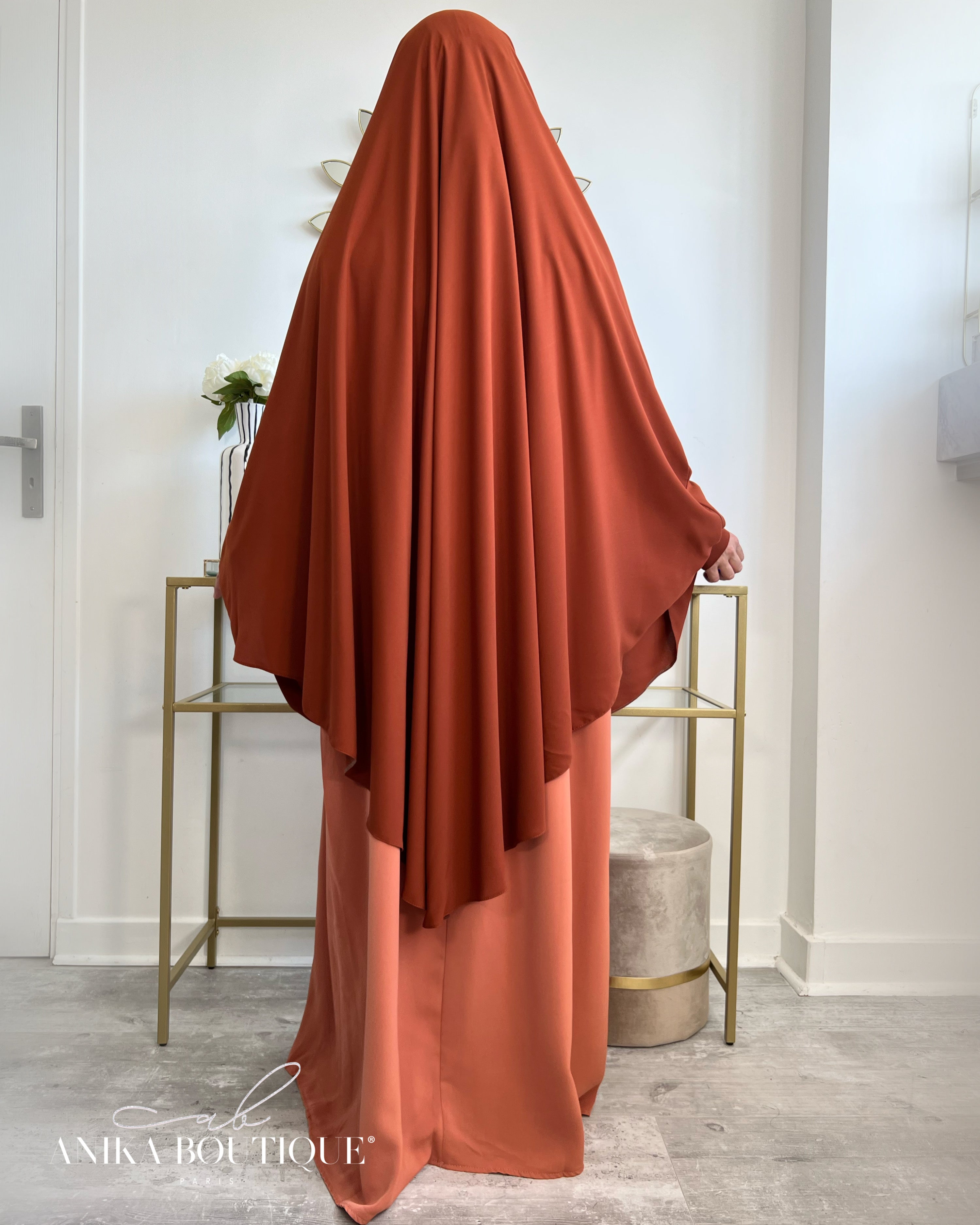 Khimar à manchettes made in Turquie – Modestie Assurée