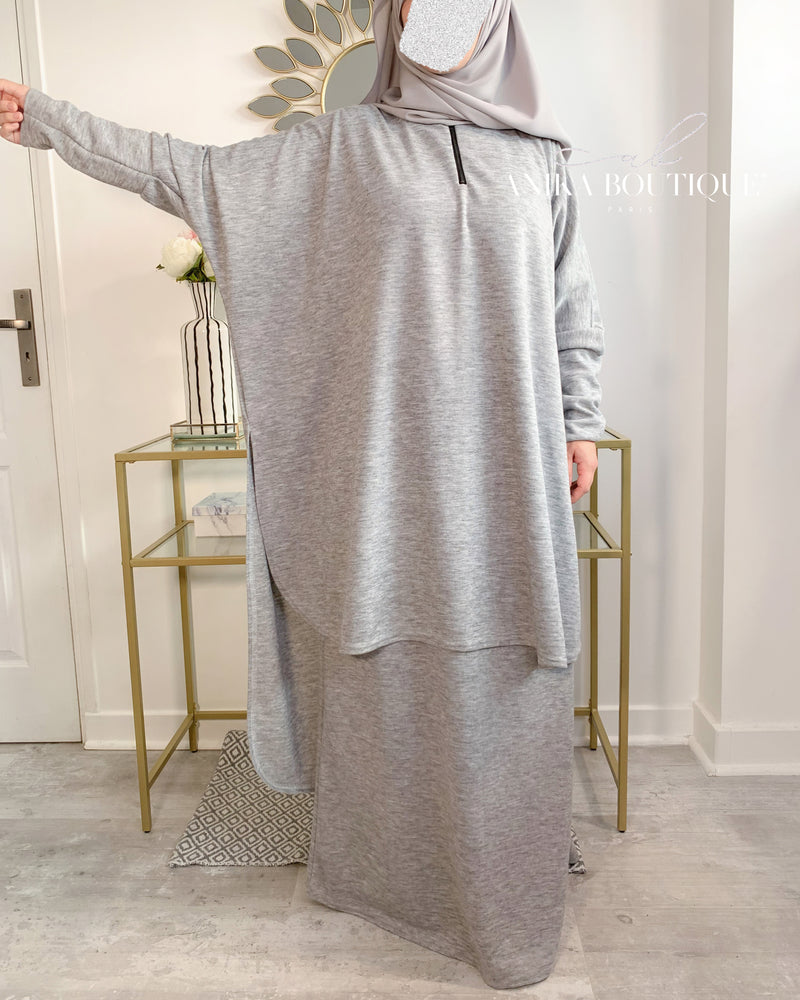 Ensemble Zaynabou en maille fine