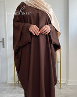 Abaya à pressions aux manches