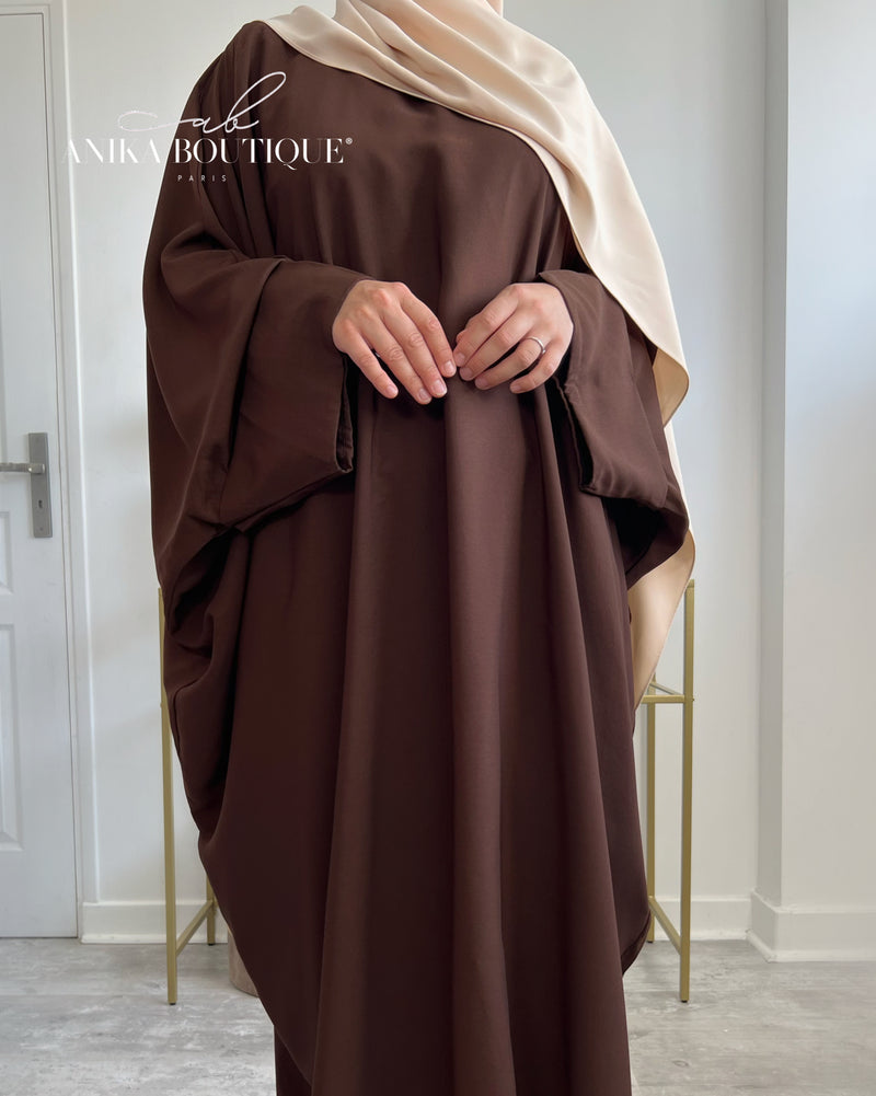 Abaya à pressions aux manches