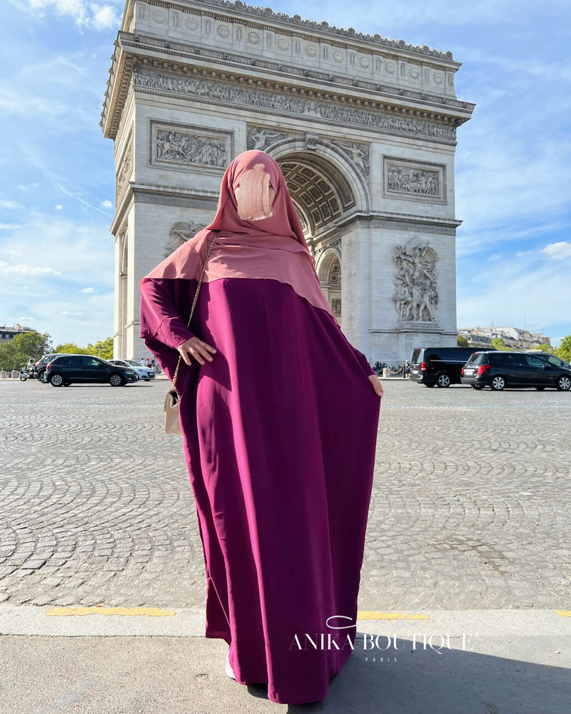 Abaya Rabab avec zip