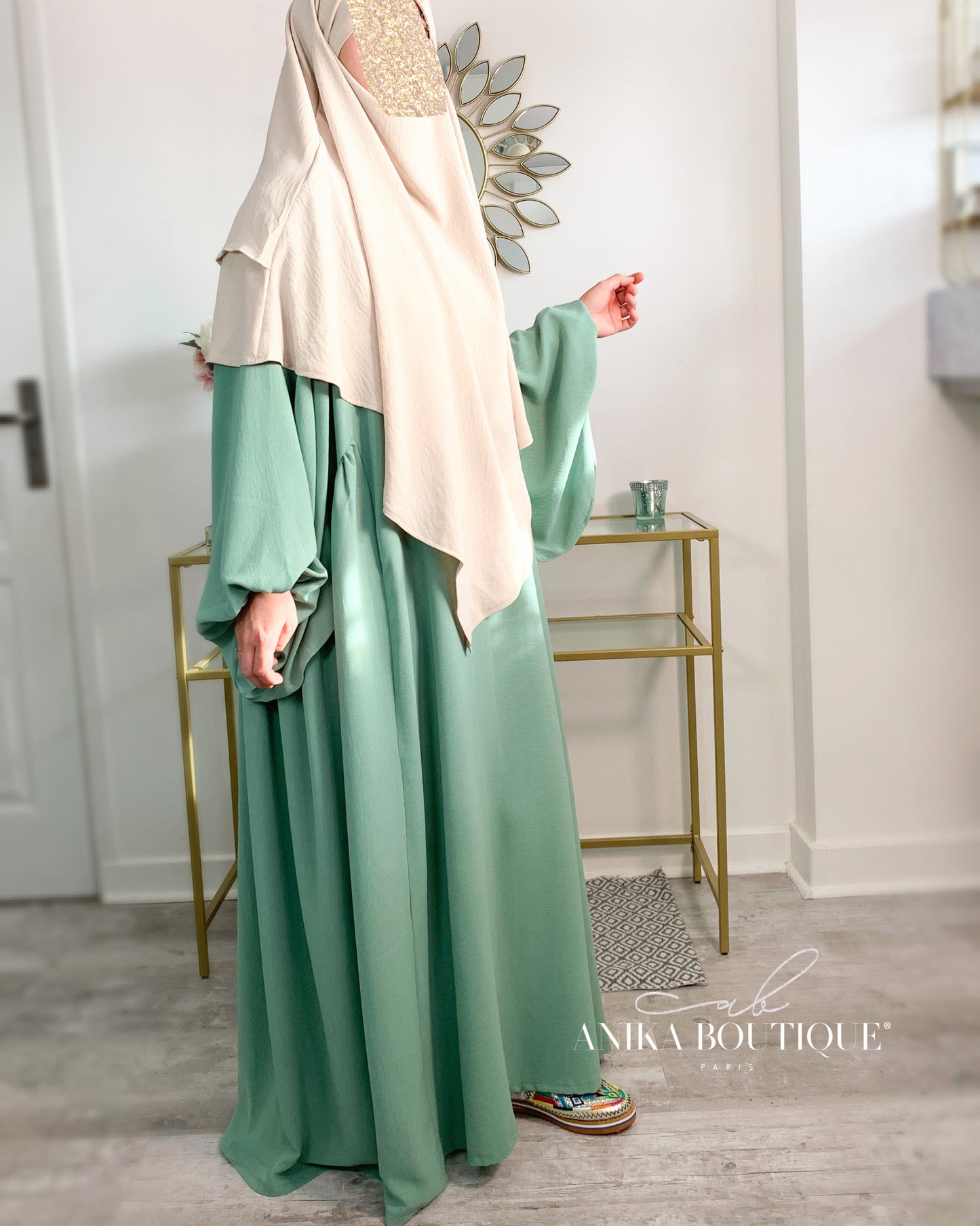 Abaya NOURA TALL pour femmes d'1m75/ 1m80