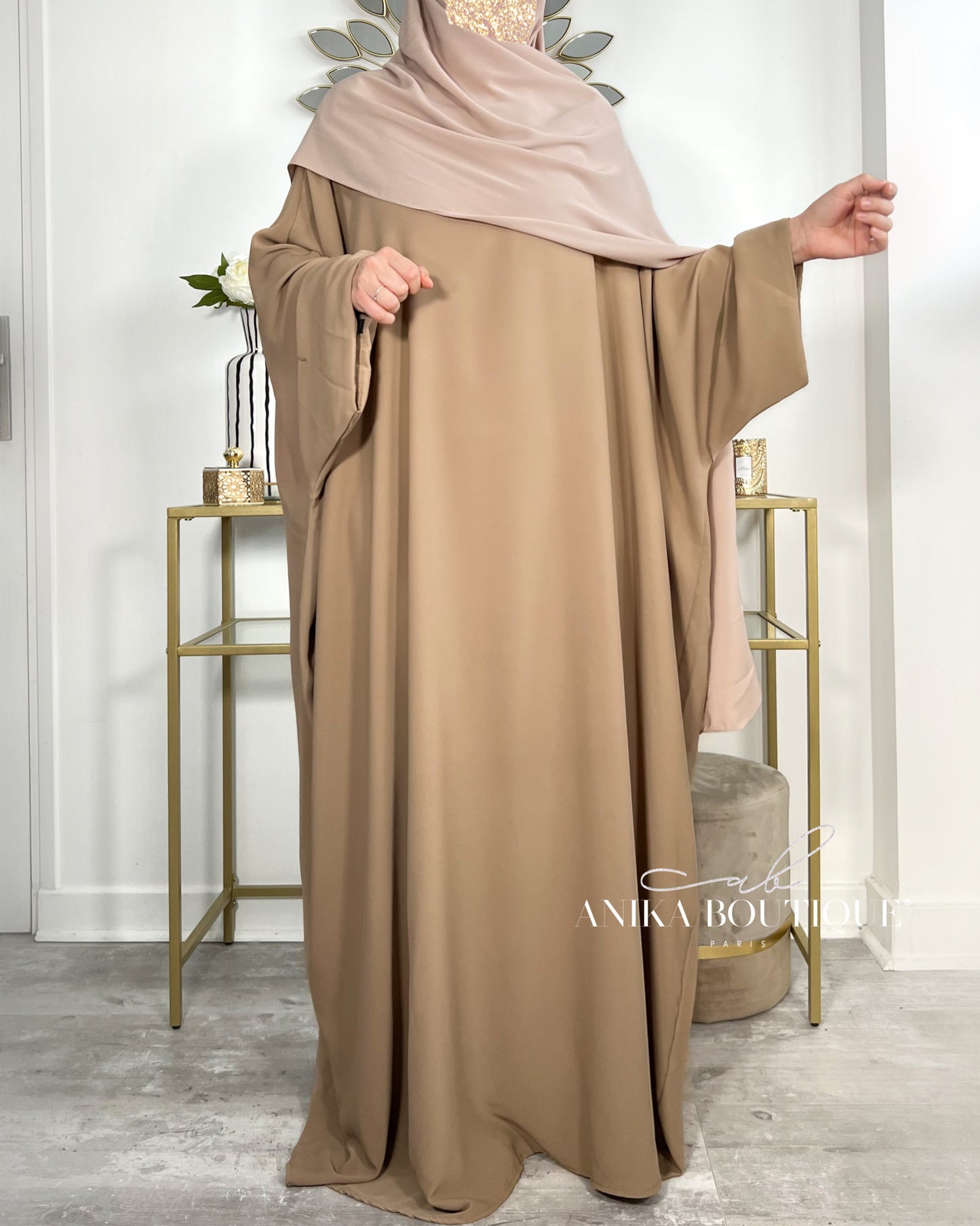 Abaya Tasnim en soie de medine