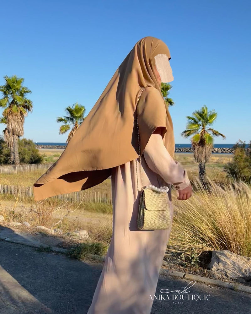 Khimar moyen soie de medine