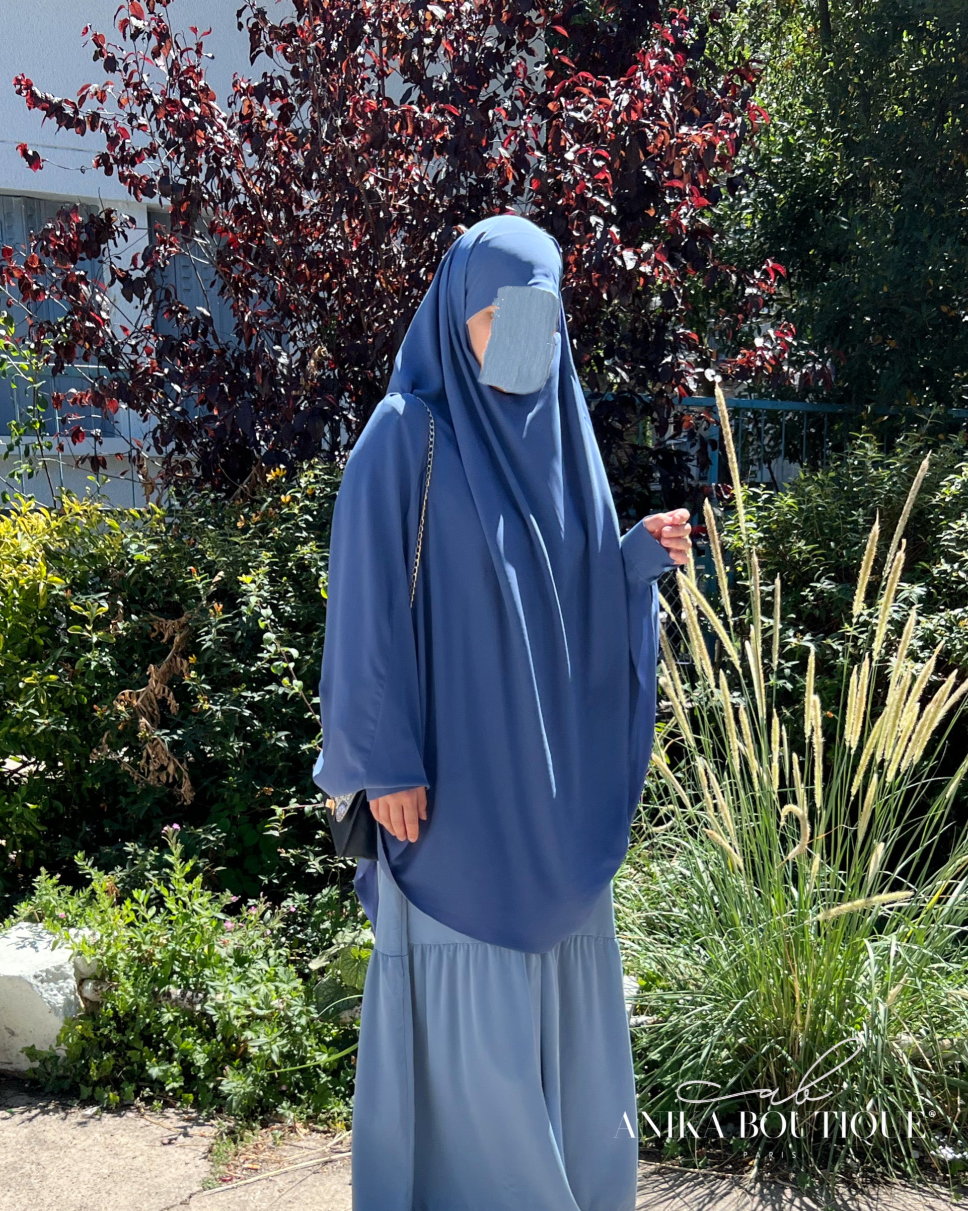 Khimar à manchettes made in Turquie – Modestie Assurée