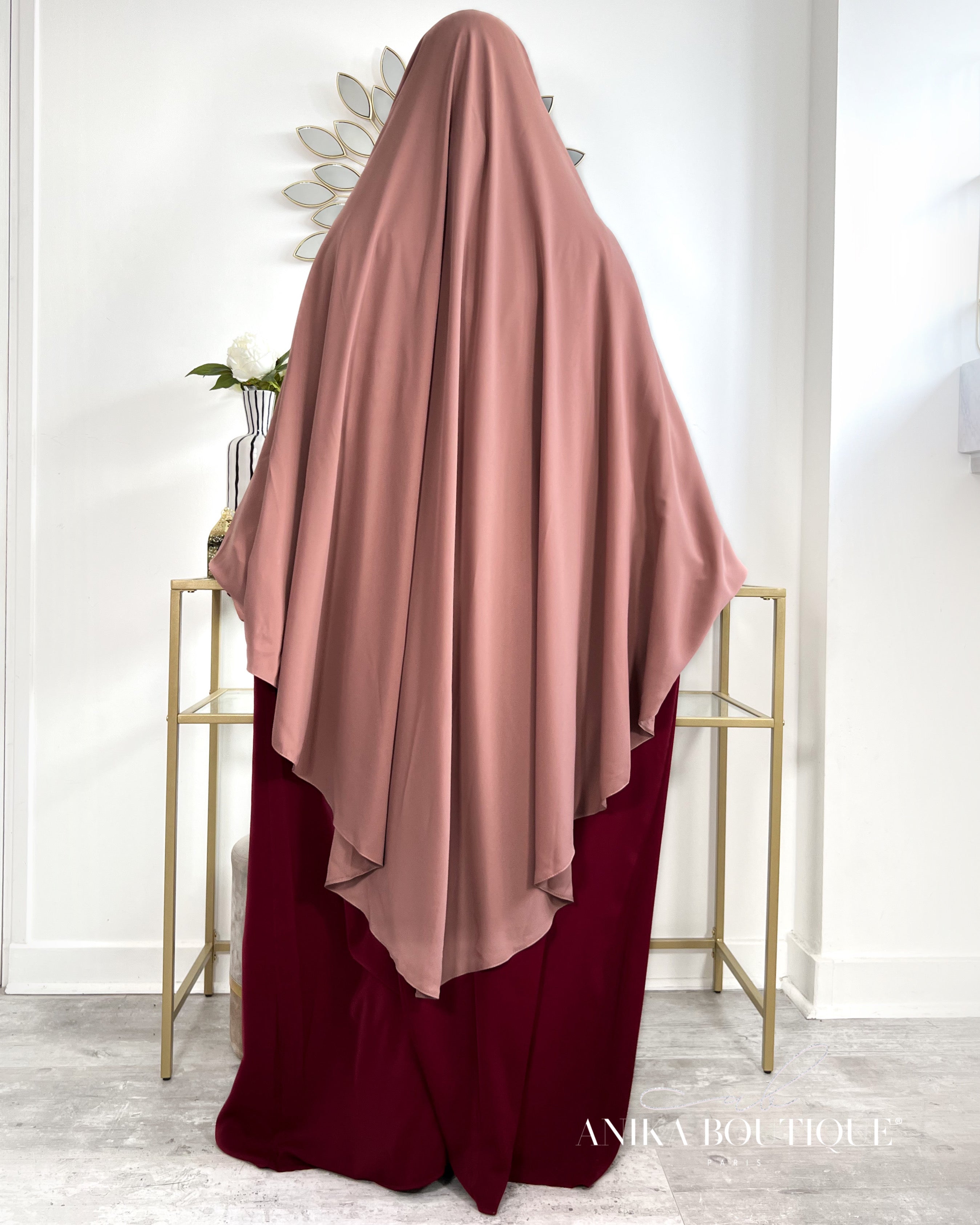 Khimar à manchettes made in Turquie – Modestie Assurée