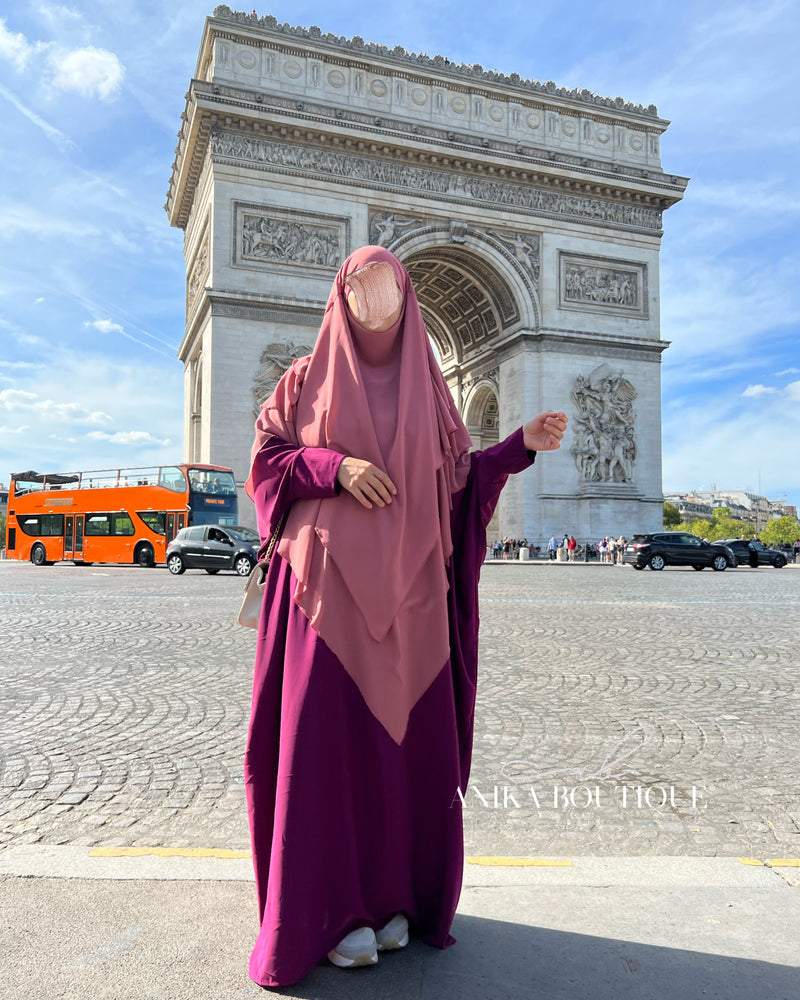 Abaya Rabab avec zip