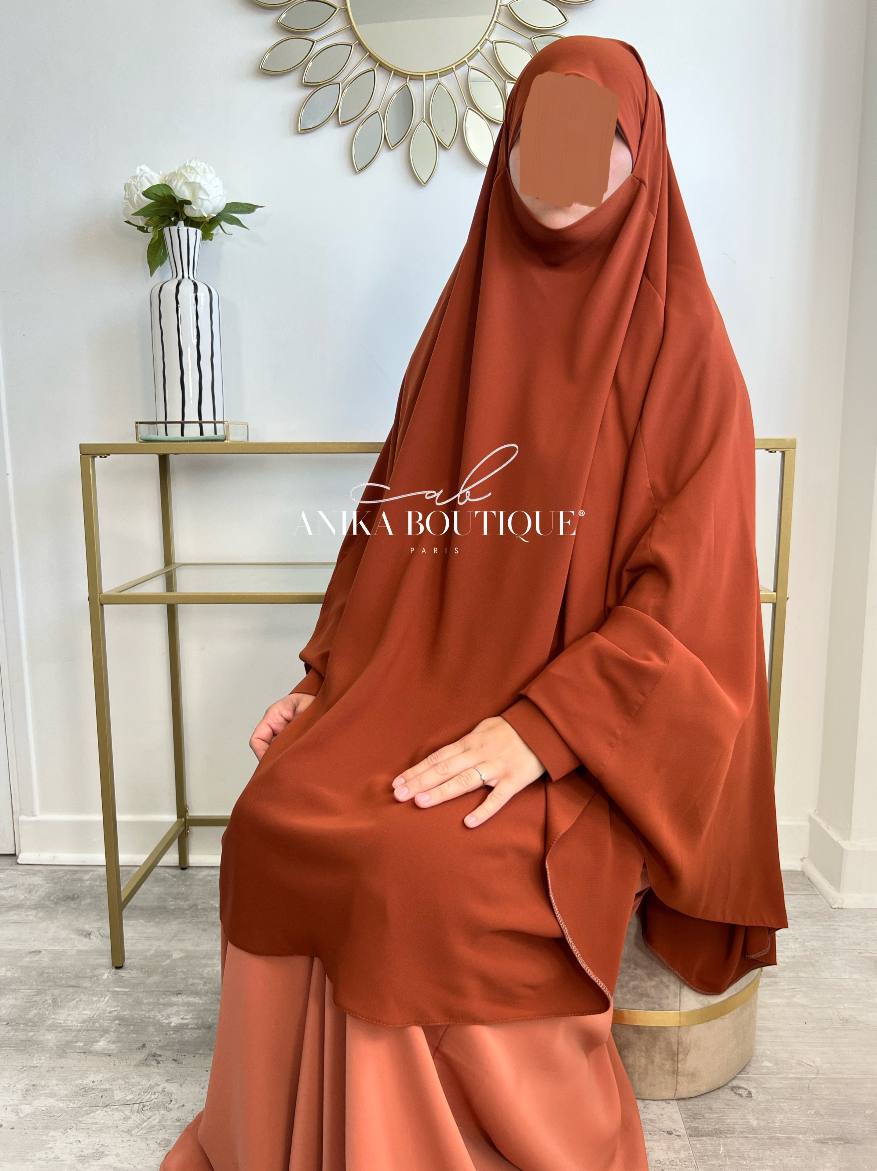Khimar à manchettes made in Turquie – Modestie Assurée