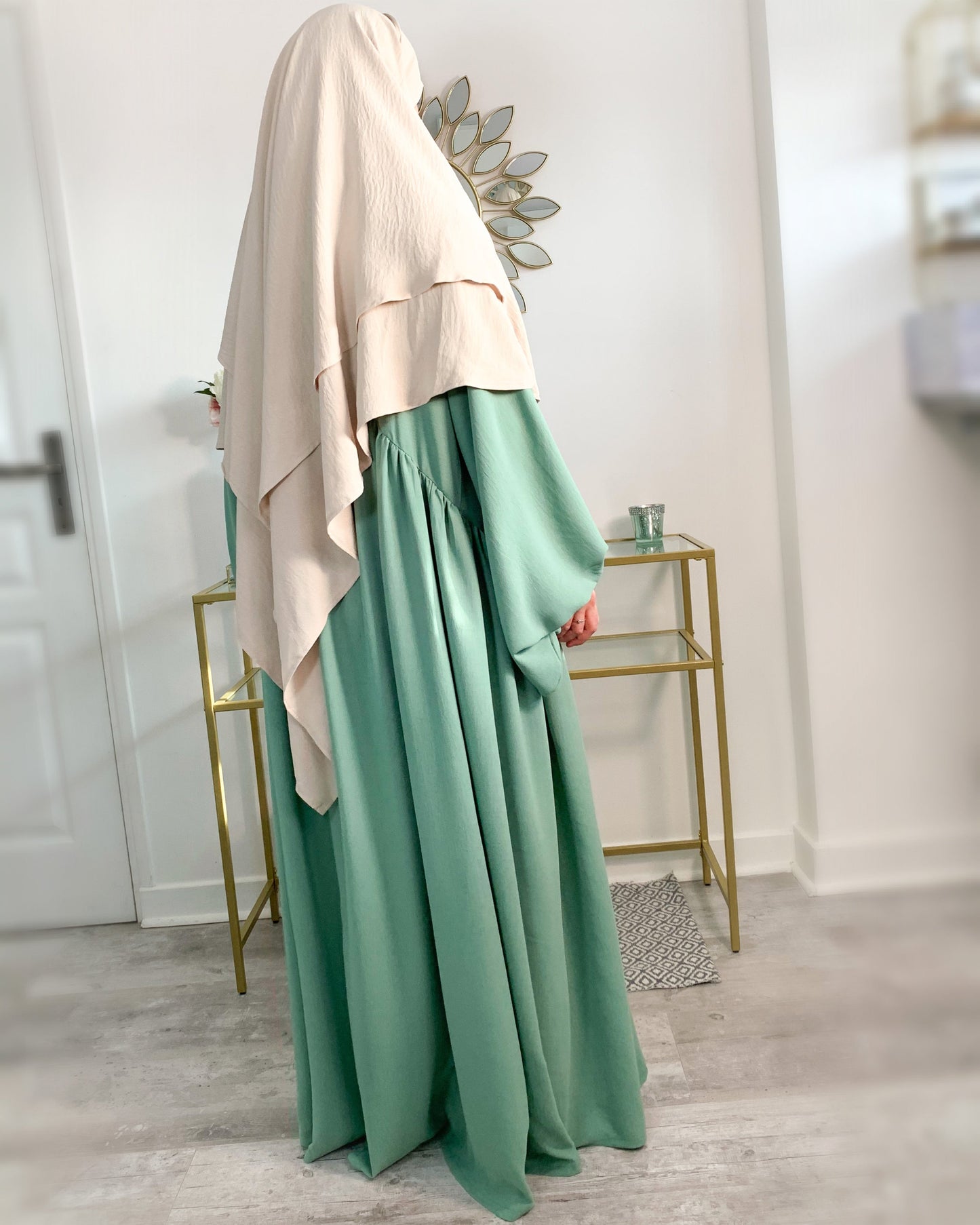 Abaya NOURA TALL pour femmes d'1m75/ 1m80