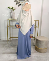 Khimar jazz 2 voiles petite fille