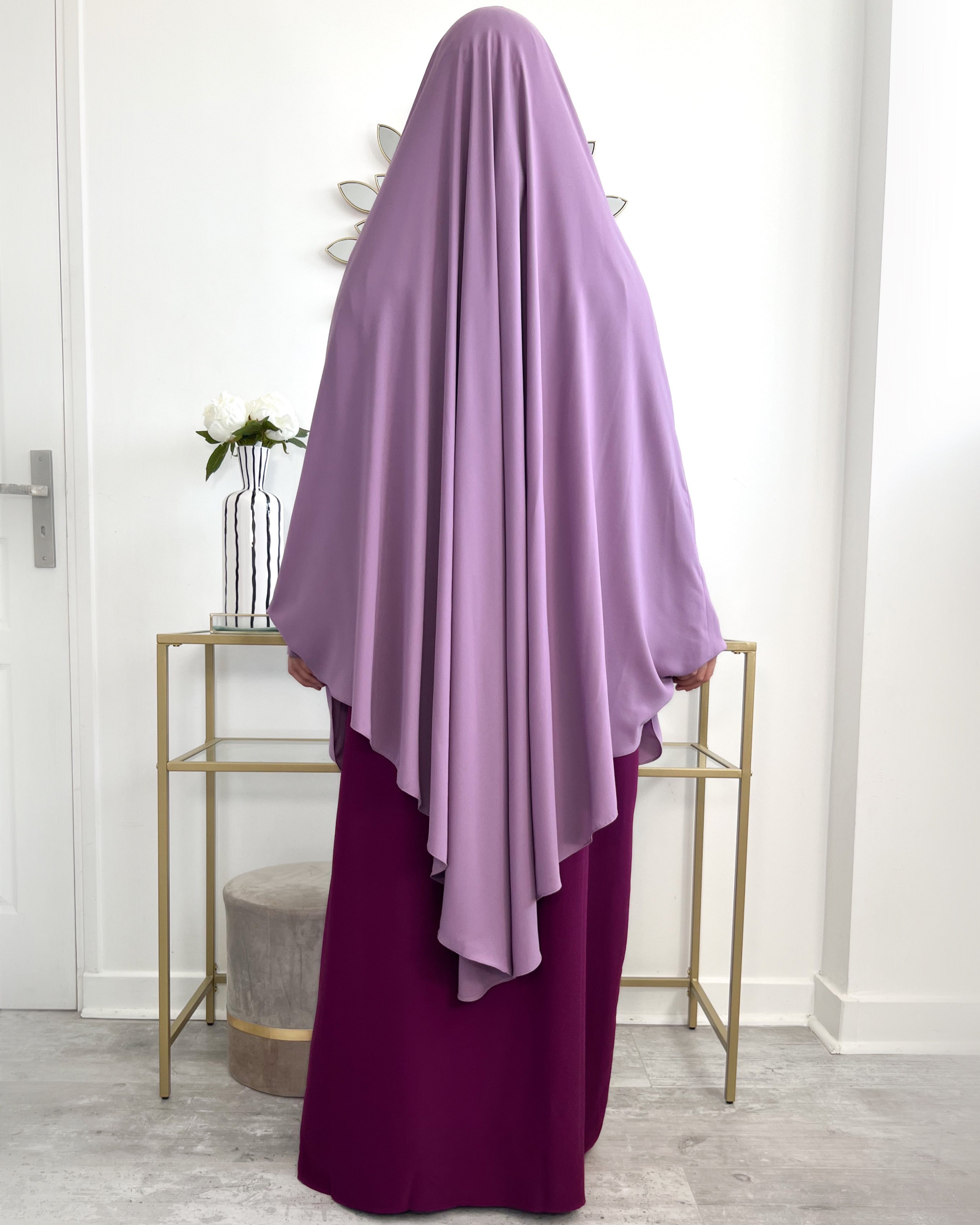 Khimar à manchettes made in Turquie – Modestie Assurée