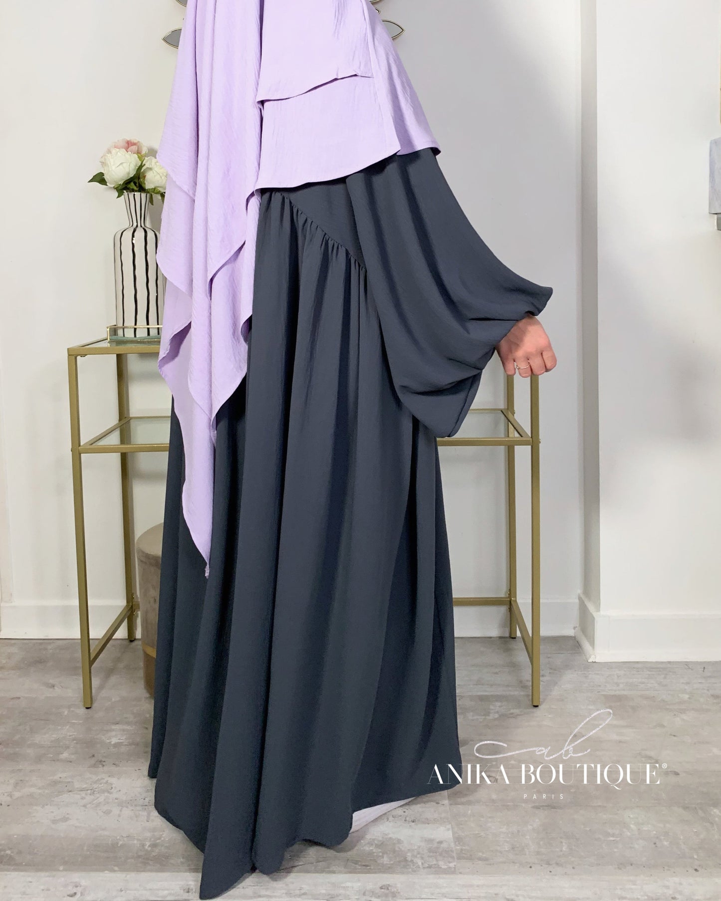 Abaya NOURA TALL pour femmes d'1m75/ 1m80