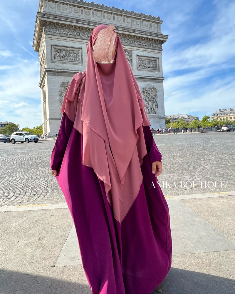 Abaya Rabab avec zip